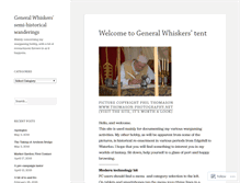 Tablet Screenshot of generalwhiskers.com
